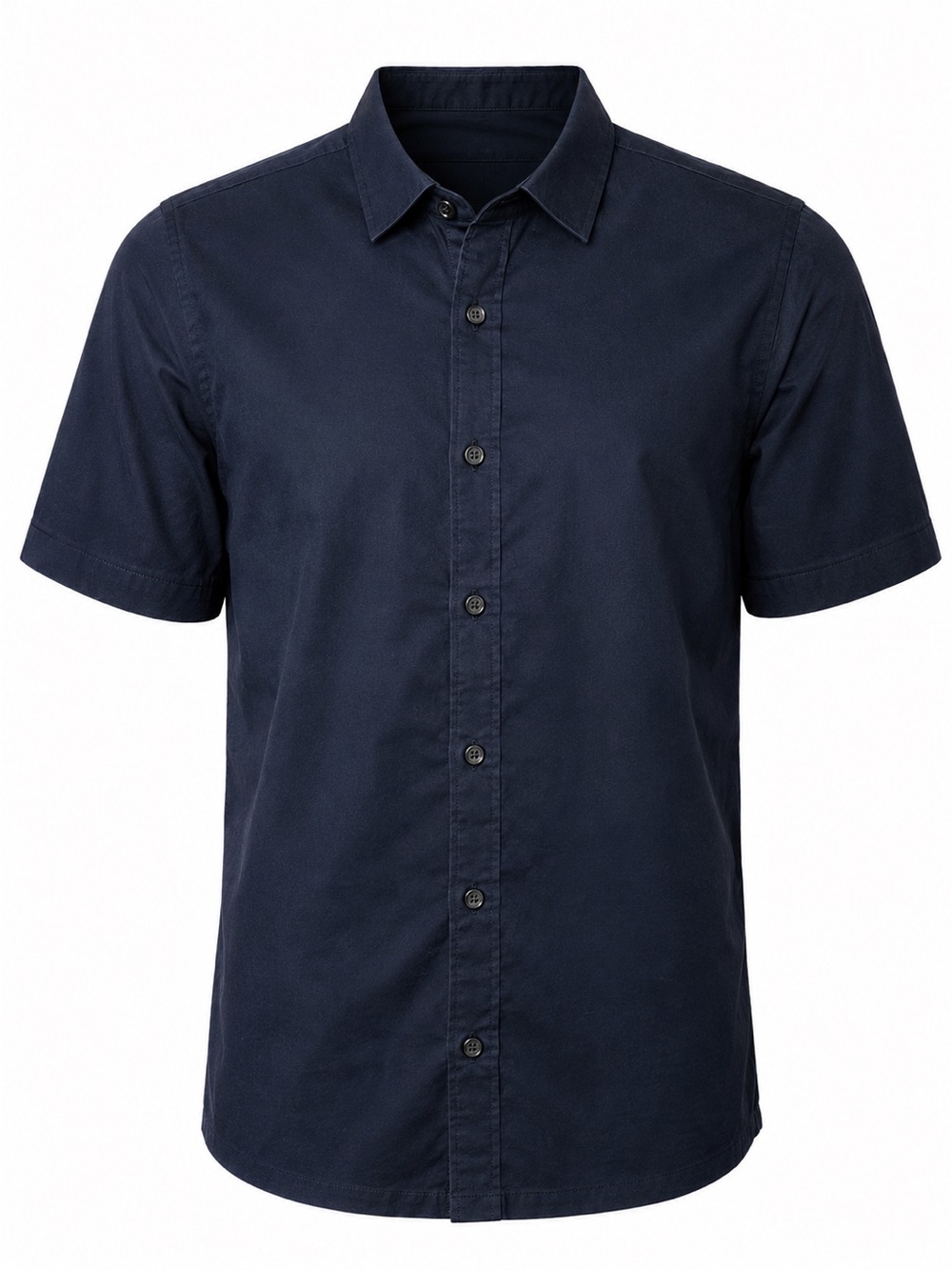 Apt. 9 Men's Short-Sleeve Button-Down Shirt - Navy Blue